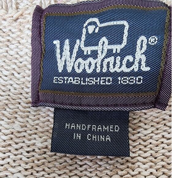 Woolrich Hand Framed Whimsical Sweater a perfect blend of warmth and style Sz SM - Picture 3 of 11